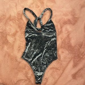 NWOT Aerie Velvet Bodysuit